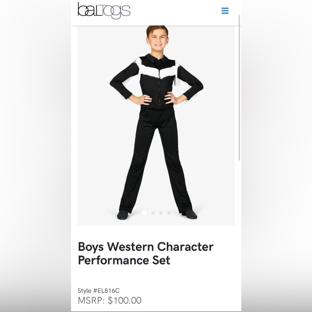 Cowboy dance costume